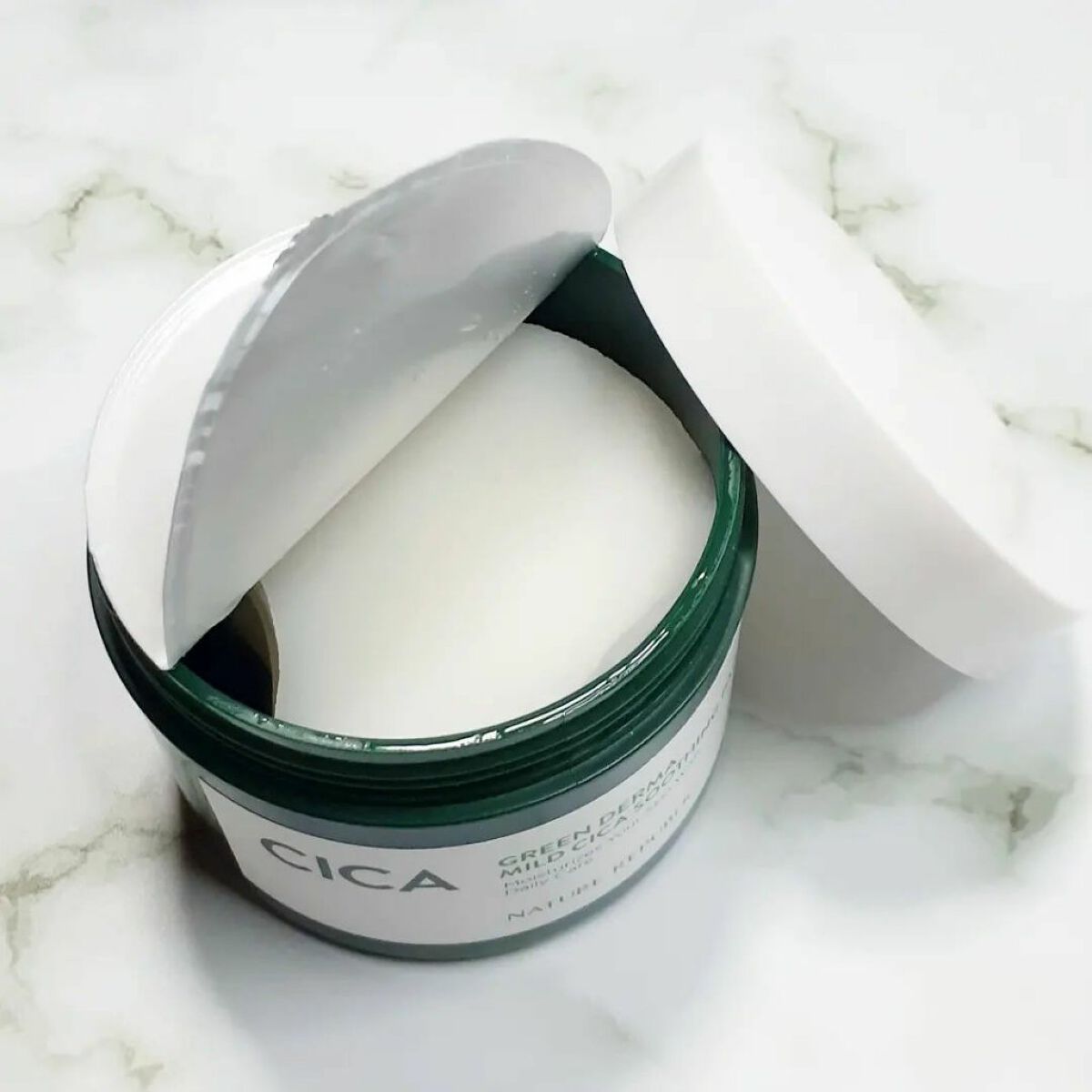 グリーンダーマCICAエッセンシャルパッド/ネイチャーリパブリック/トナーパッドを使ったクチコミ（2枚目）