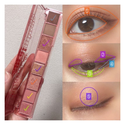 オール テイク ムード パレット(24AD)/PERIPERA/アイシャドウパレットを使ったクチコミ(6枚目)