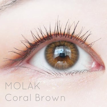 #カラコンレポ
#MOLAK 1day 
#CoralBrown

DIA:14.2
GDIA:11.9
BC:8.6

黒目の内側だけを明るくしてくれるカラコン

自分の黒目がフチになるのでものすご