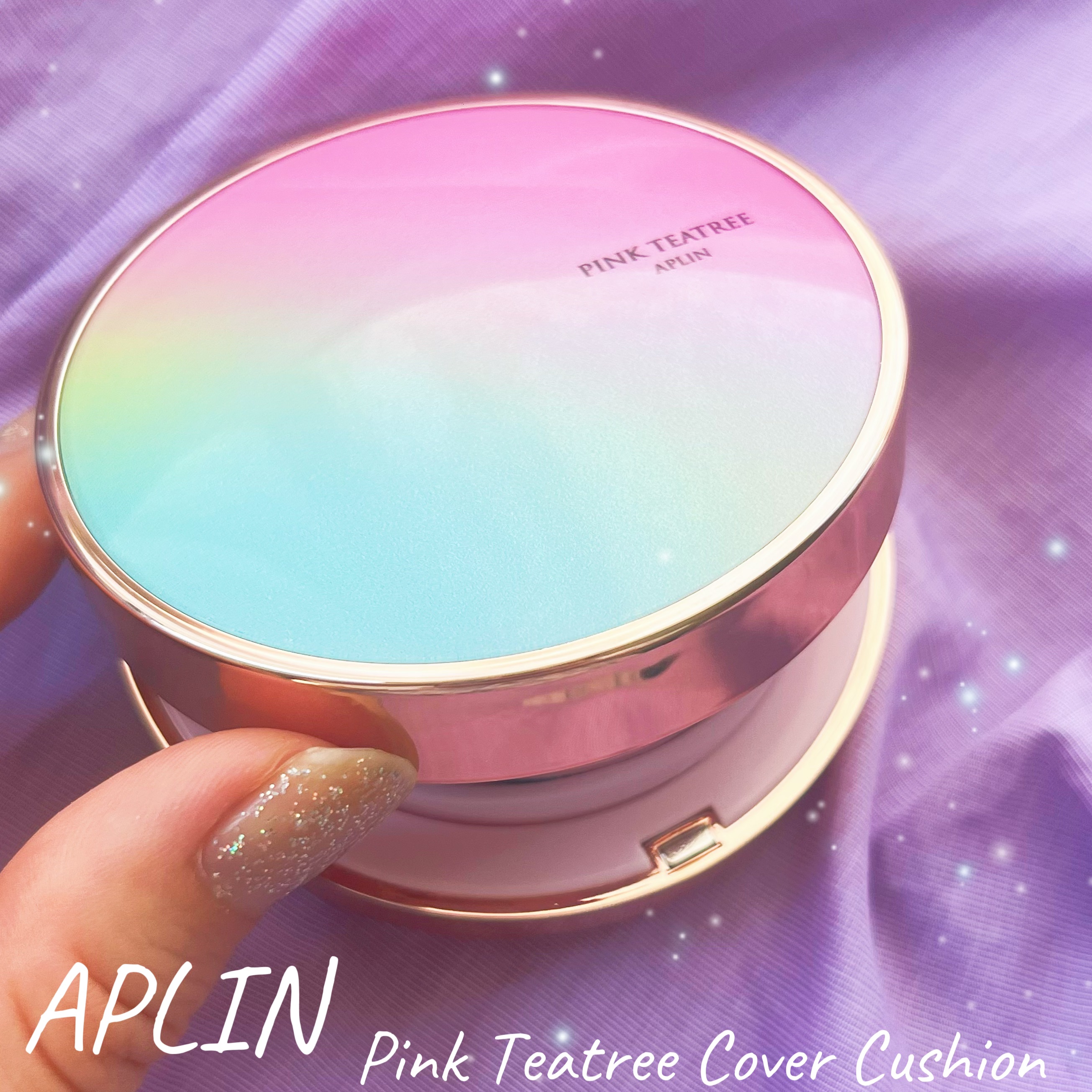 ピンクティーツリーカバークッション/APLIN/クッションファンデーションを使ったクチコミ（3枚目）