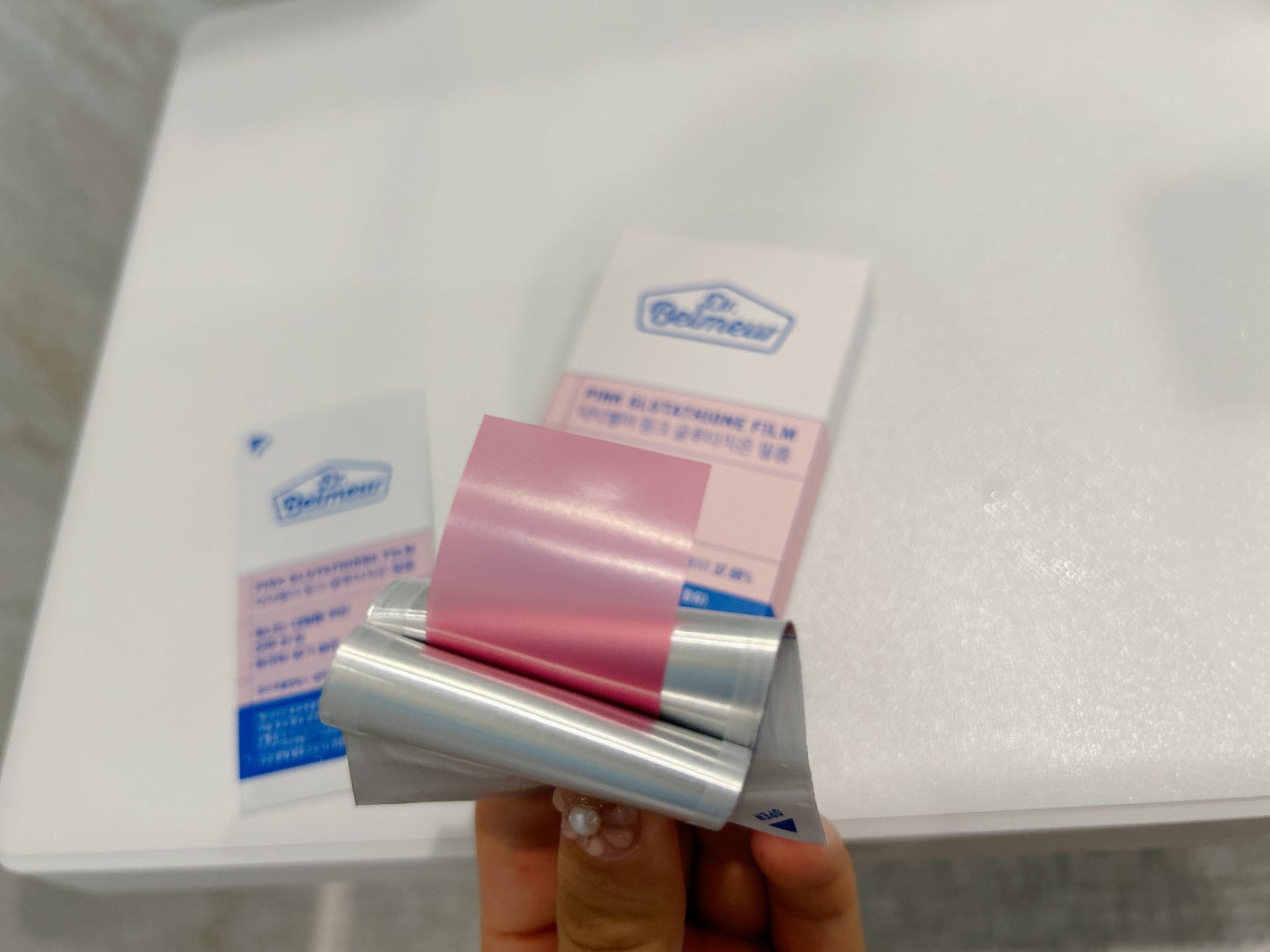 フォロバ100  mappi on LIPS 「THEFACESHOPDr.belmeurピンクGLTフィルム..」(4枚目)