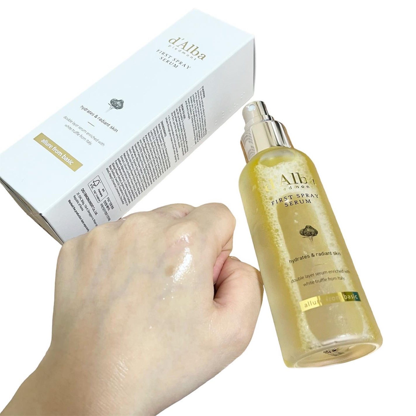 ダルバ ホワイトトリュフファーストスプレーセラム/ダルバ/ミスト状化粧水を使ったクチコミ(6枚目)