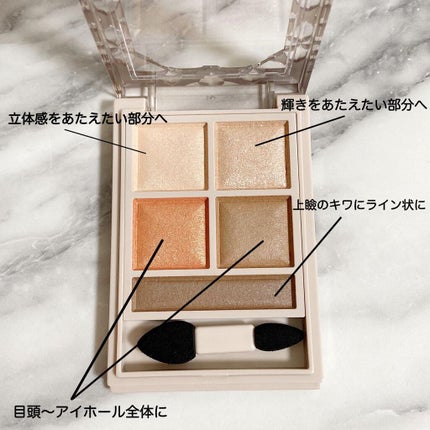 パノラマデザイン アイパレット/Visée/アイシャドウパレットを使ったクチコミ(4枚目)