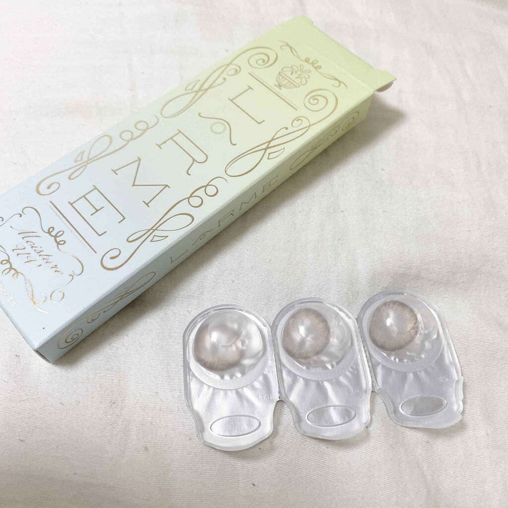 LARME MOISTURE UV(ラルムモイスチャーUV)/LARME/カラーコンタクトレンズを使ったクチコミ（2枚目）
