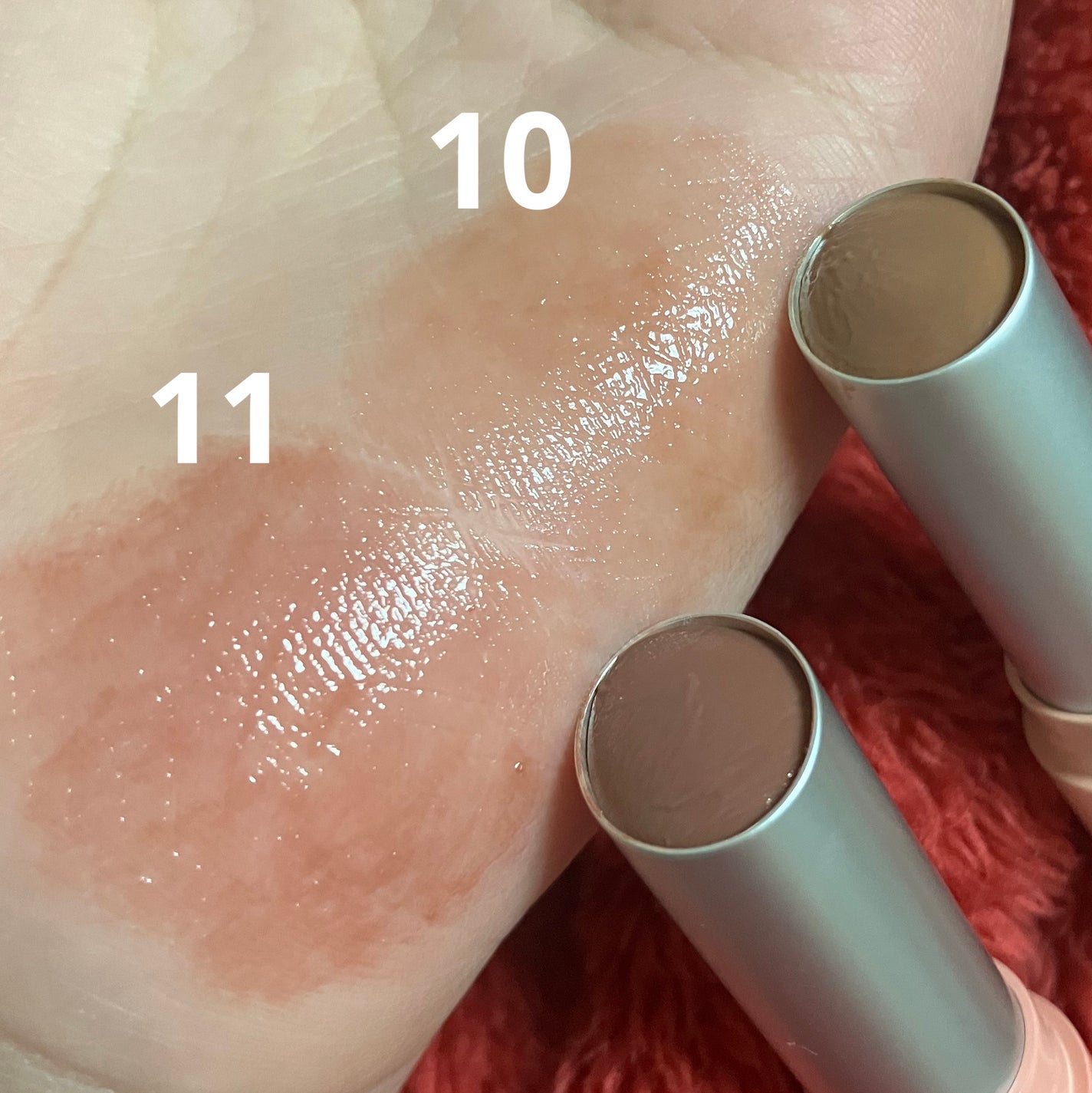 グラスティングメルティングバーム/rom&nd/リップバームを使ったクチコミ(2枚目)