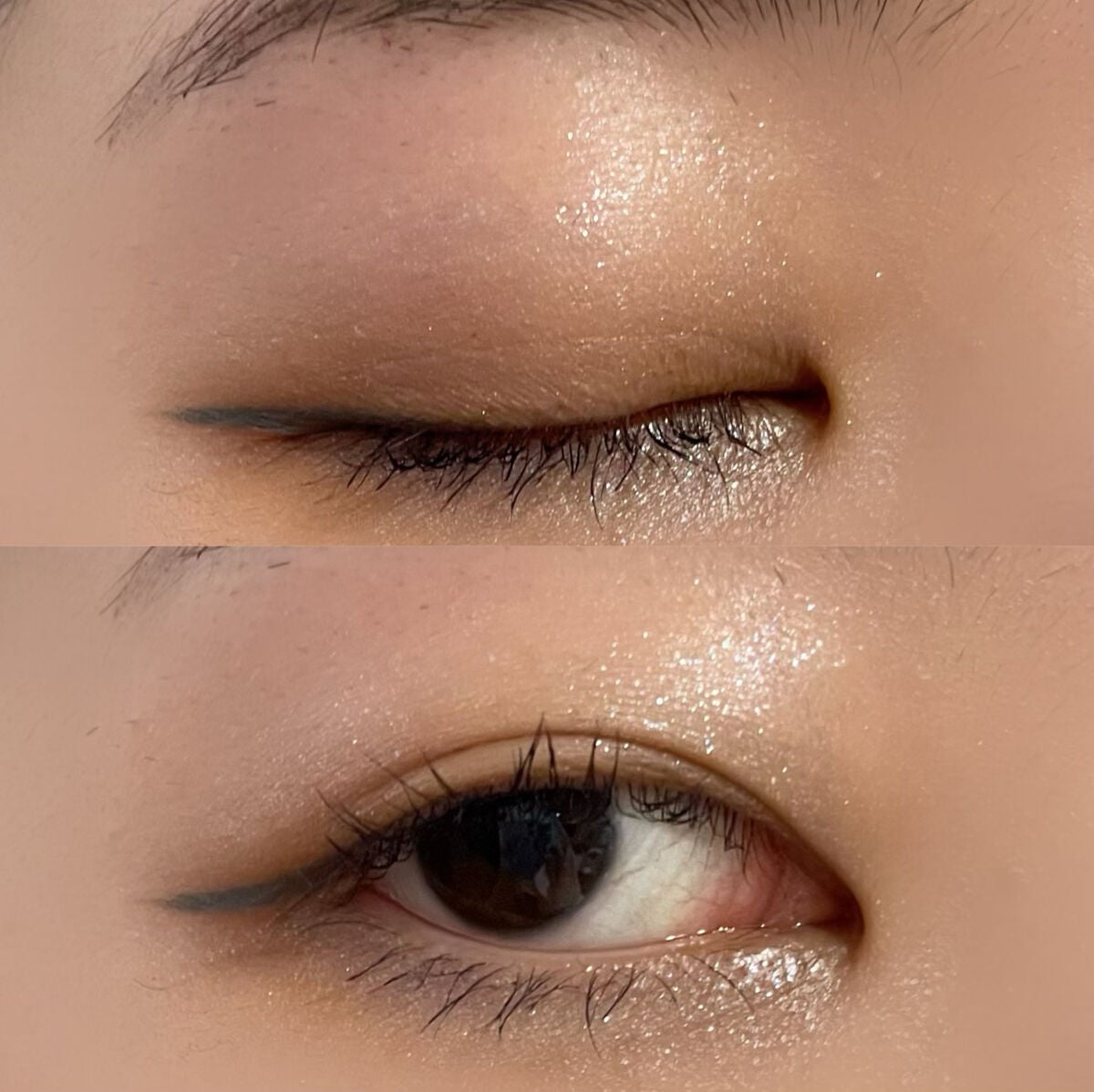 ラスティングリキッドライナー/キャンメイク/リキッドアイライナーを使ったクチコミ(2枚目)