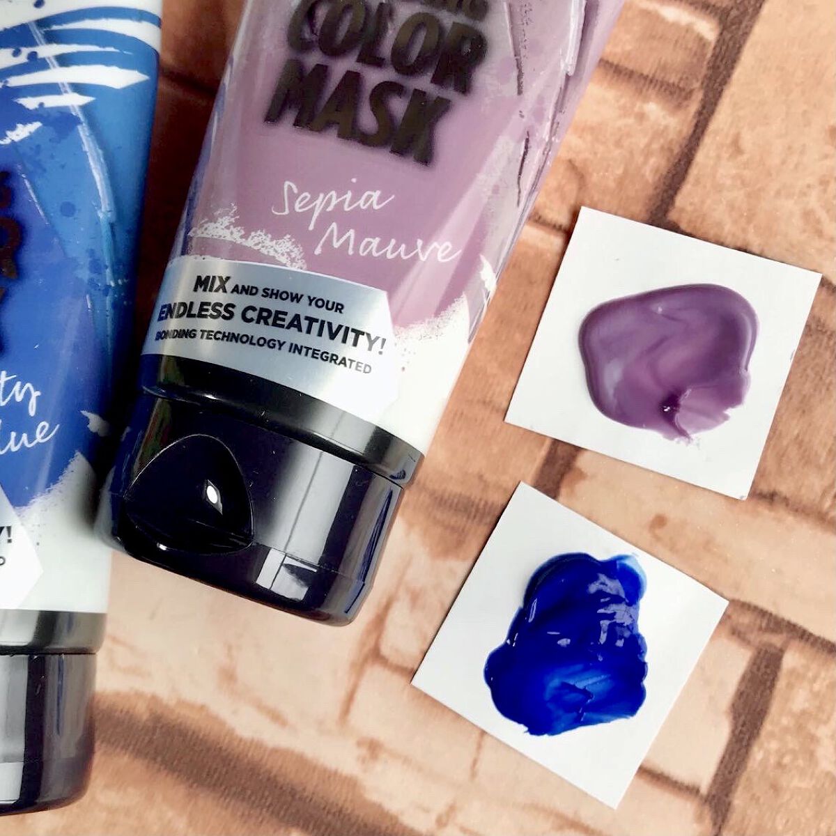 ボンディング・カラーマスク グラビティブルー/got2b/ヘアカラーを使ったクチコミ（2枚目）