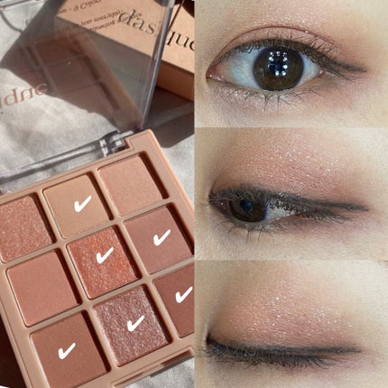 シャドウパレット/dasique/アイシャドウパレットを使ったクチコミ(5枚目)