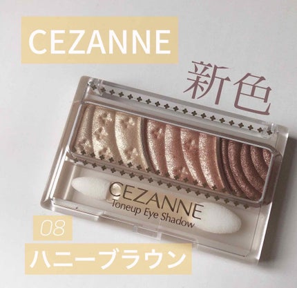 トーンアップアイシャドウ/CEZANNE/アイシャドウパレットを使ったクチコミ(1枚目)