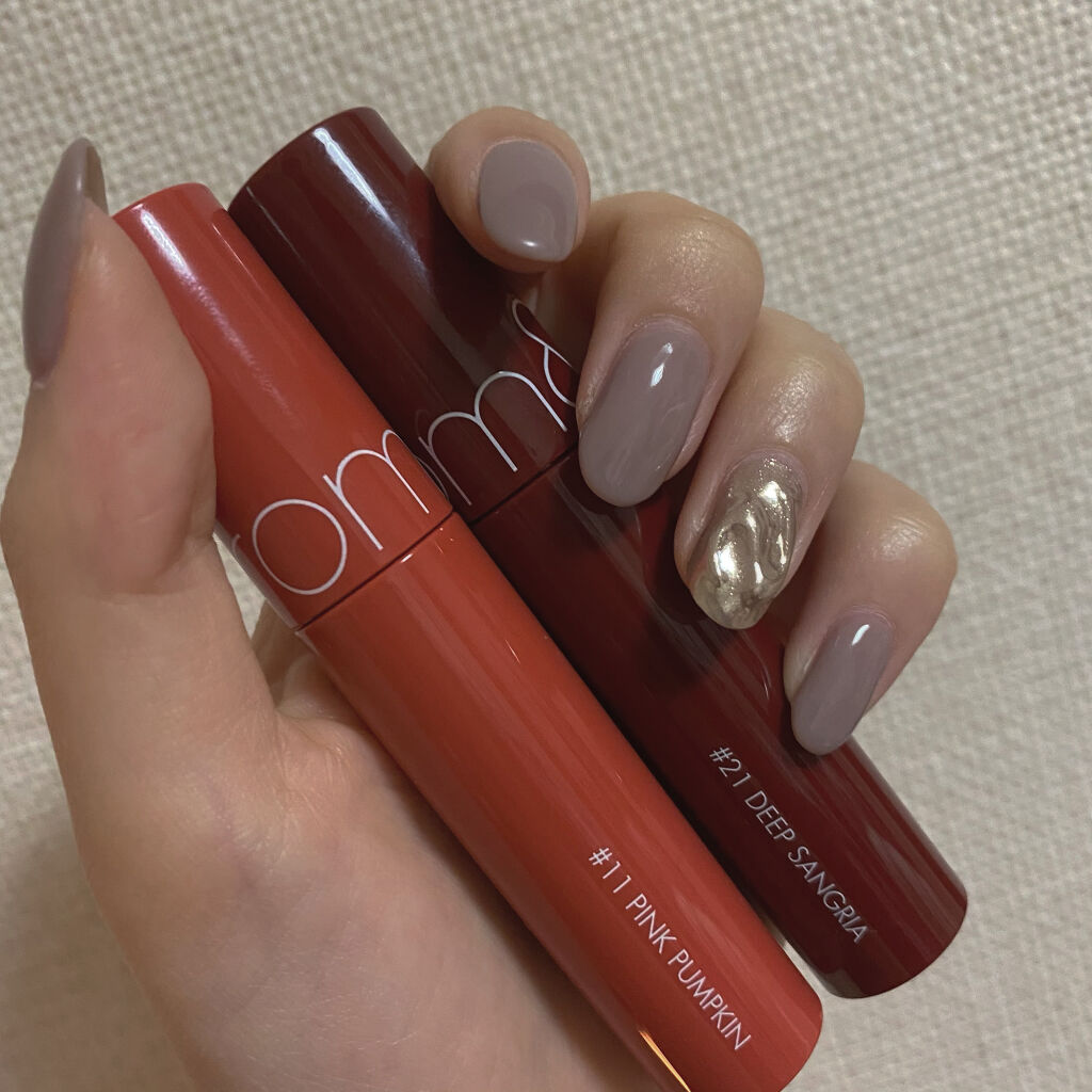 ジューシーラスティングティント/rom&nd/リップティントを使ったクチコミ（1枚目）