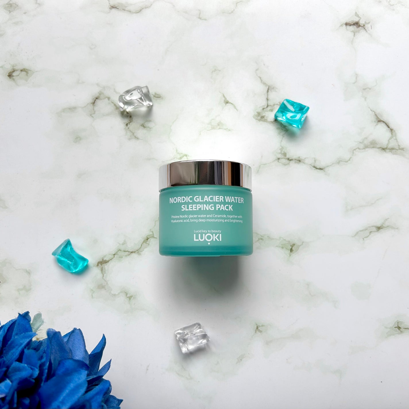 ノルディック氷河水スリーピングパック/LUOKI/フェイスクリームを使ったクチコミ(3枚目)