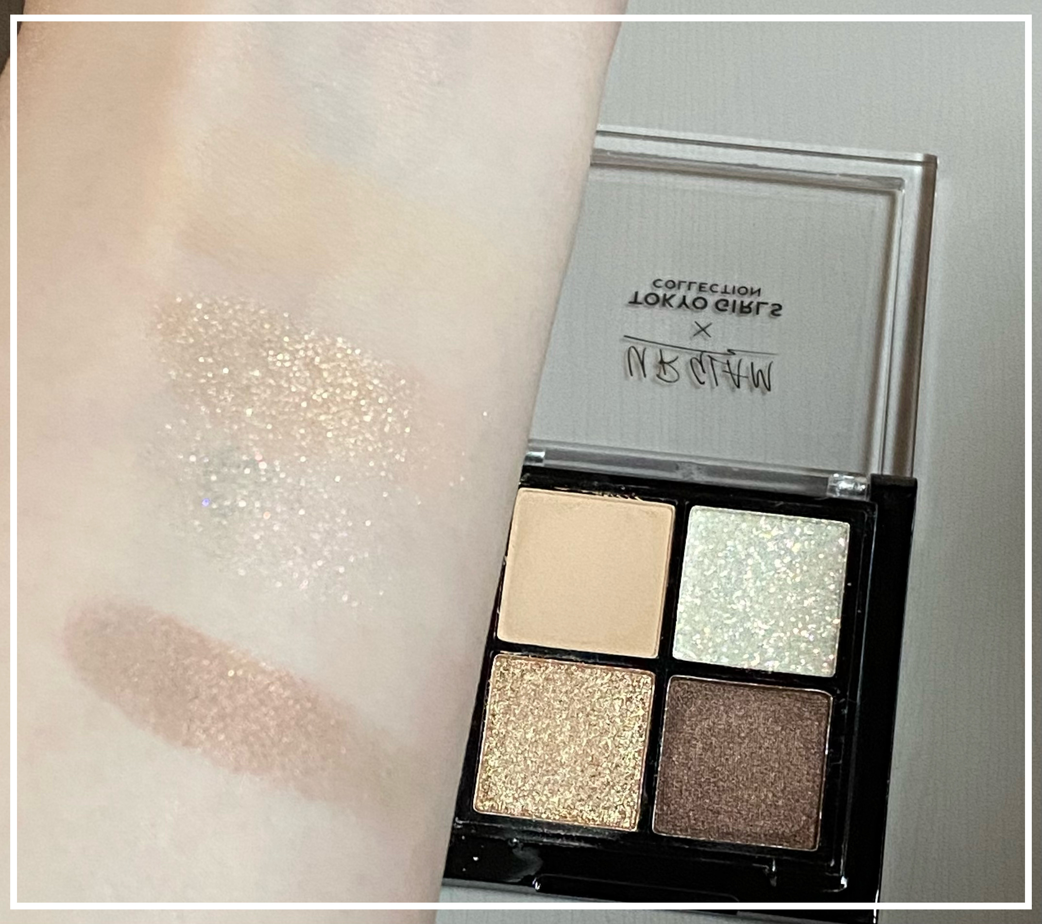ＵＧＴ　ドリームアイシャドウパレット 01c　ミルクココア/U R GLAM/アイシャドウパレットを使ったクチコミ（2枚目）