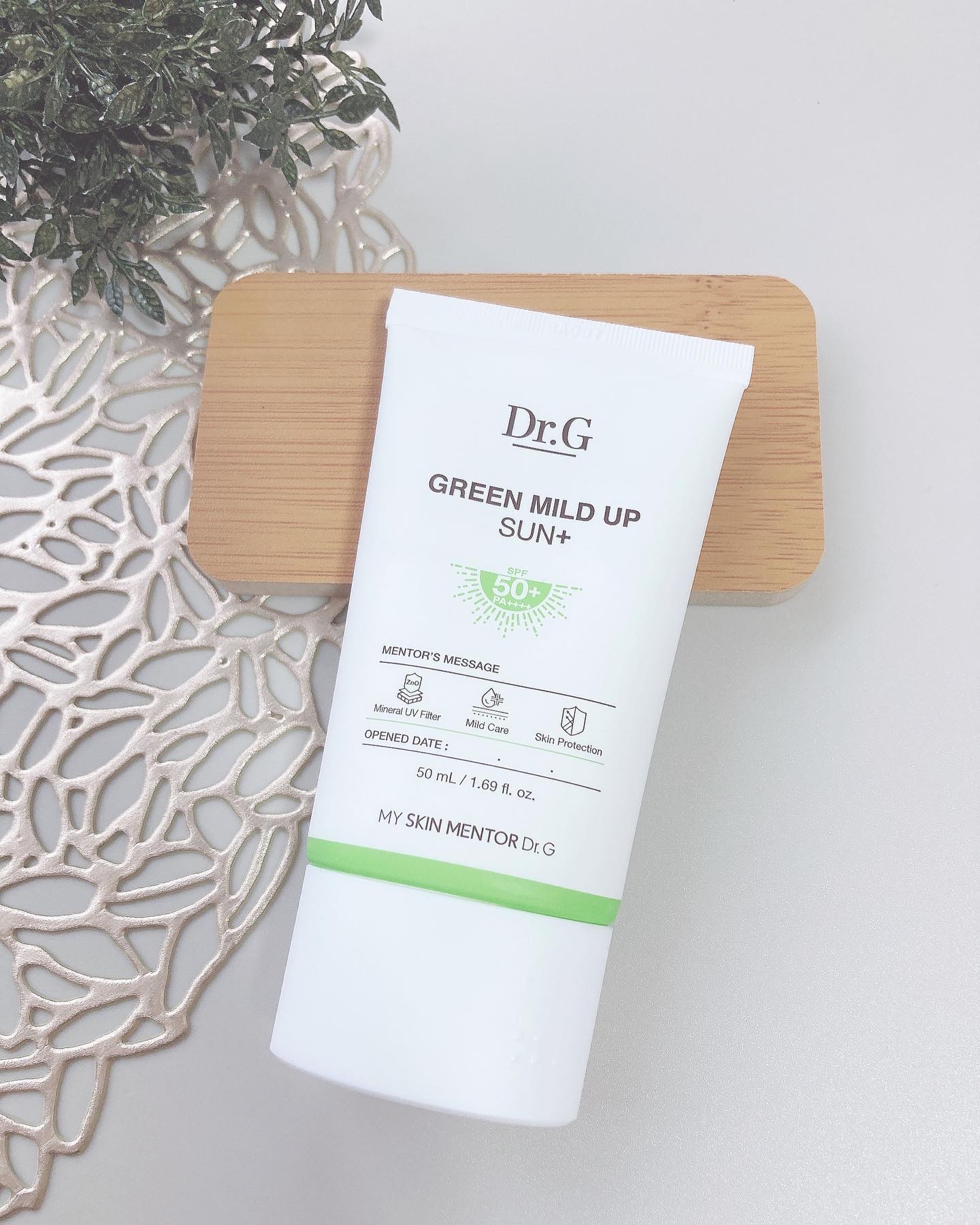 グリーンマイルドアップサンプラス/Dr.G/日焼け止めクリームを使ったクチコミ（1枚目）