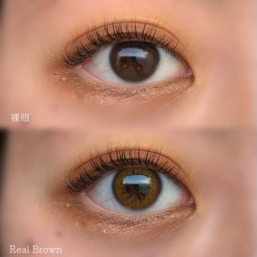 OLOLA リアル (Real)のクチコミ「\lensrang 1month Real Brown/

新ブランドLesrang入店記念先.....」（2枚目）