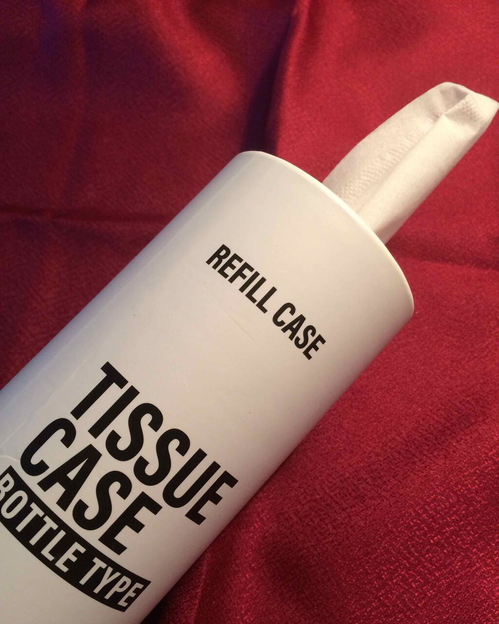 ボトル型ティッシューケース