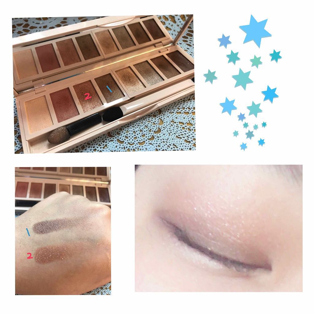 グラマラスヌード アイパレット (クリスマスコフレ 2017)/Visée/メイクアップキットを使ったクチコミ（1枚目）