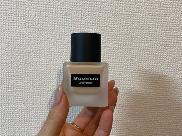 アンリミテッド ラスティング フルイド/shu uemura/リキッドファンデーションを使ったクチコミ（1枚目）