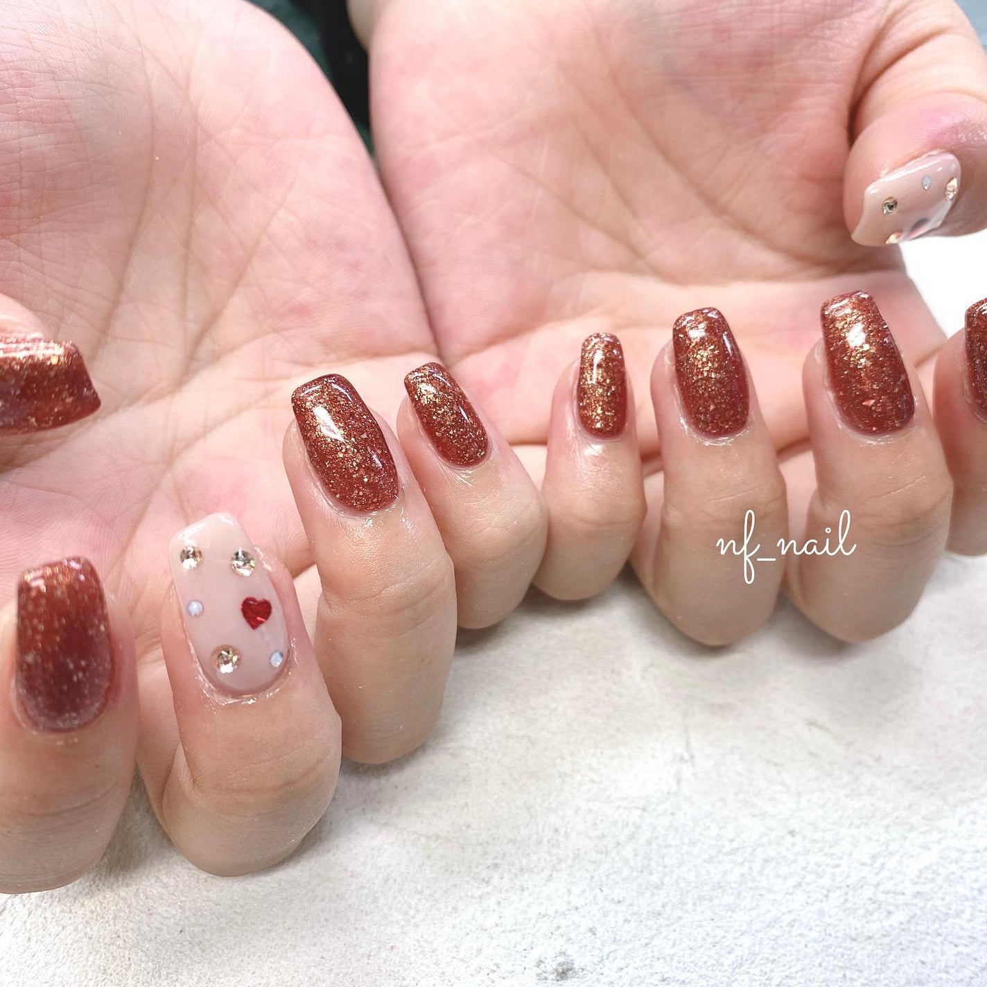 Natsumi◎nailist on LIPS 「.2本art¥6,500+¥550.#ネイル#ネイルデザイ..」(1枚目)