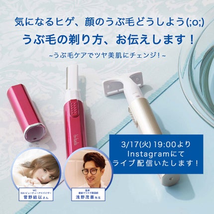 bi-hada ompa L ホルダー替刃2個付/貝印/シェーバーを使ったクチコミ(1枚目)