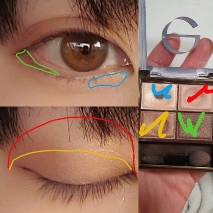 スキニーリッチシャドウ/excel/アイシャドウパレットを使ったクチコミ(2枚目)