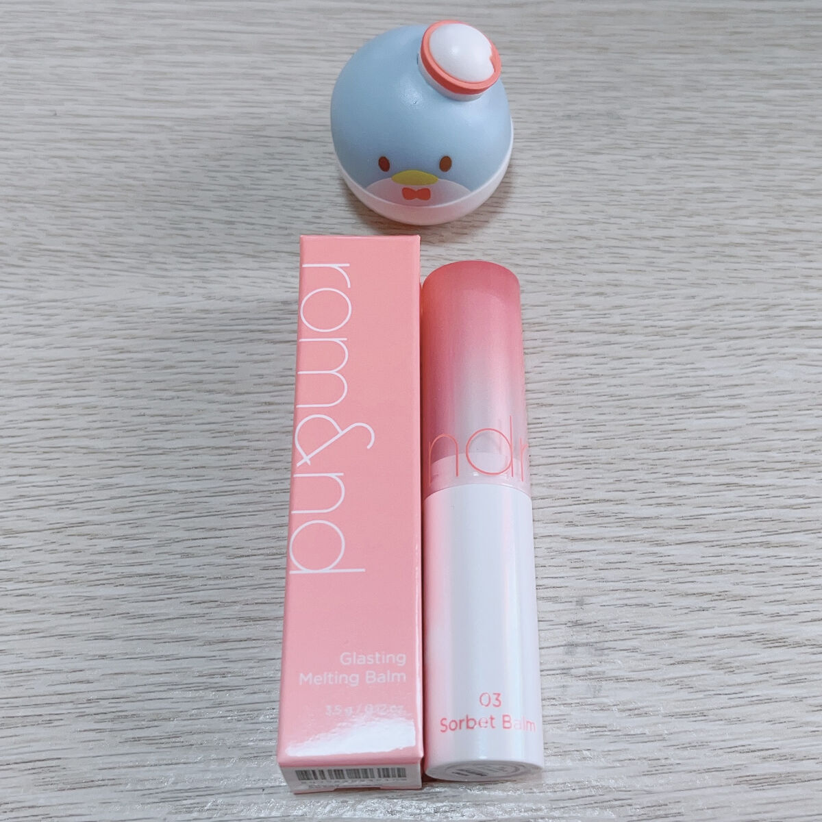 グラスティングメルティングバーム/rom&nd/リップバームを使ったクチコミ（2枚目）