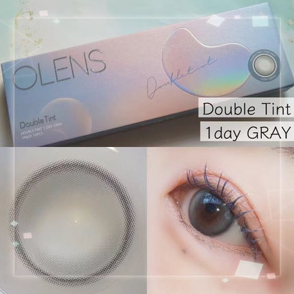 Double Tint 1day/OLENS/カラーコンタクトレンズを使ったクチコミ(1枚目)
