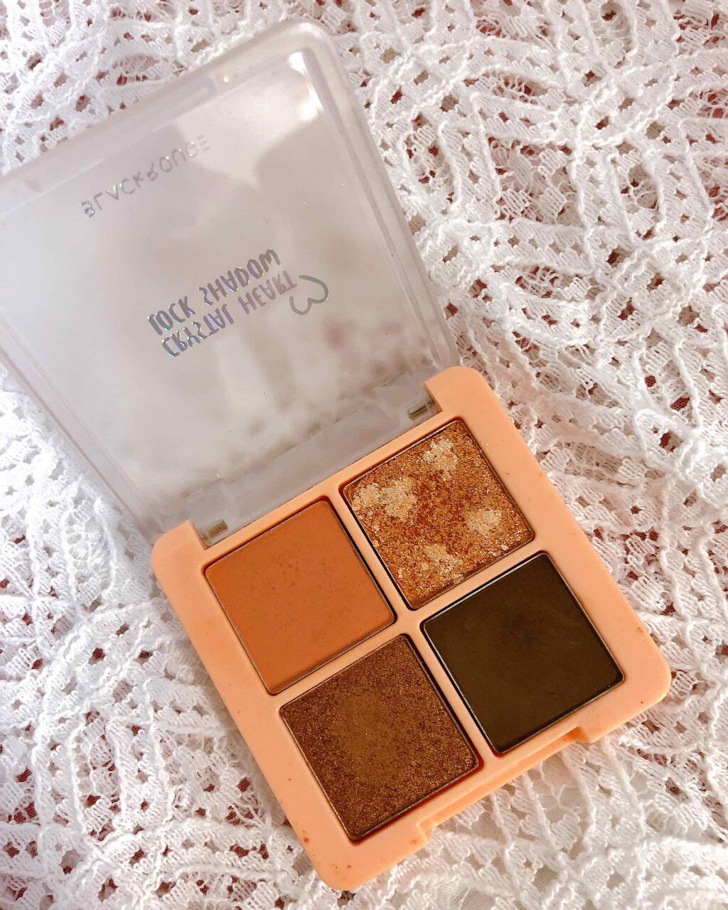 クリスタルハートロックシャドウ/BLACK ROUGE/アイシャドウパレットを使ったクチコミ(2枚目)