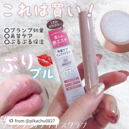 プランプリップケアスクラブ/キャンメイク/リップスクラブを使ったクチコミ(1枚目)