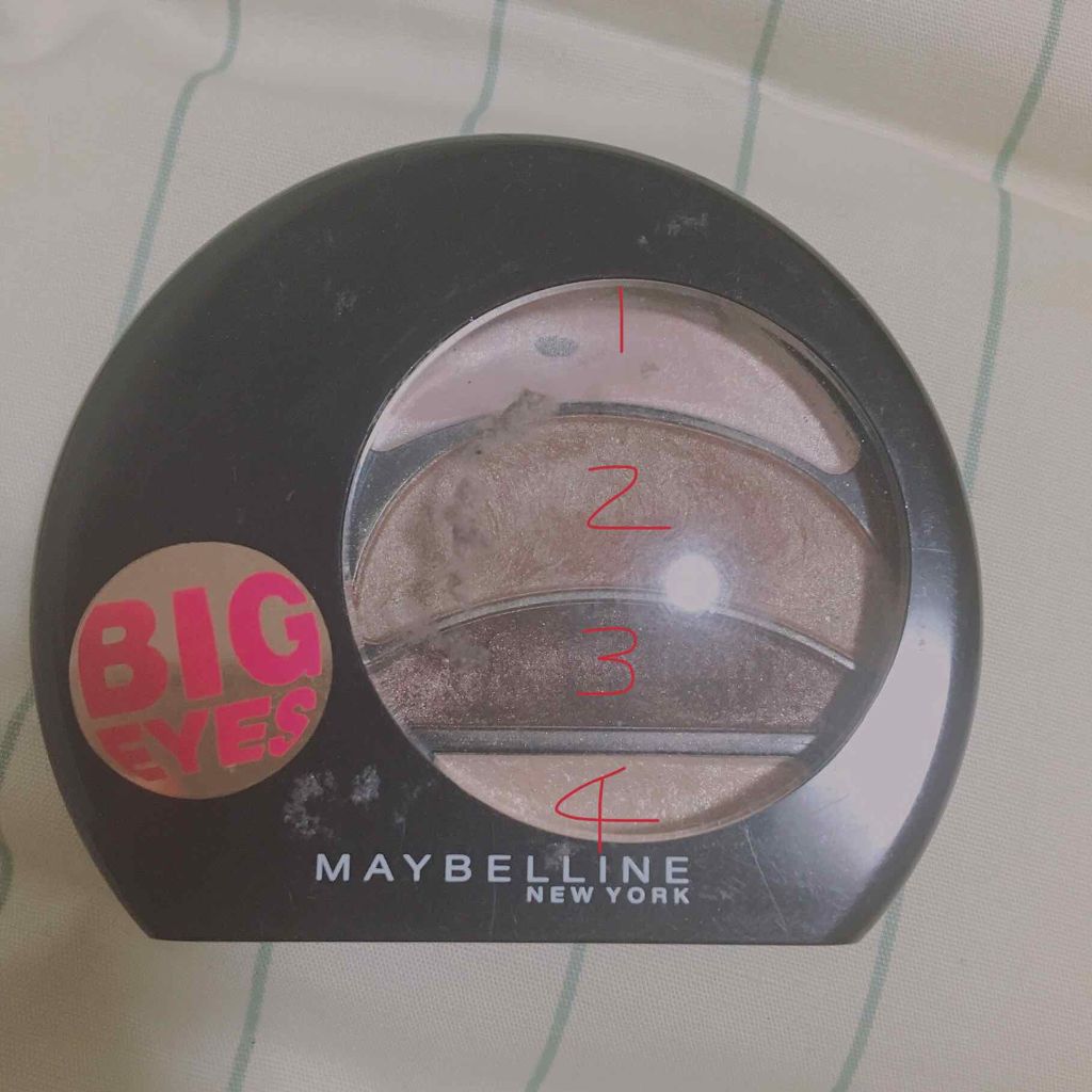 ビッグアイ シャドウ/MAYBELLINE NEW YORK/アイシャドウパレットを使ったクチコミ(1枚目)