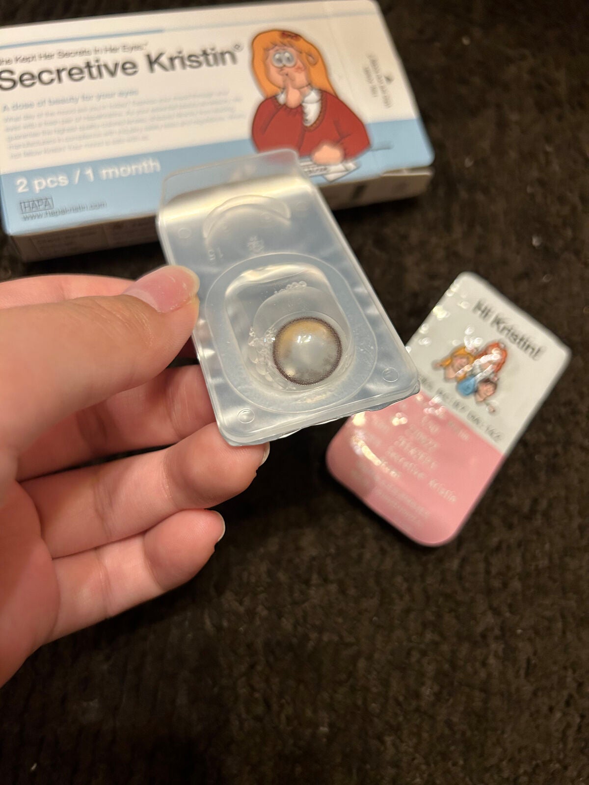 Secretive Kristen/Hapa kristin/カラーコンタクトレンズを使ったクチコミ(2枚目)