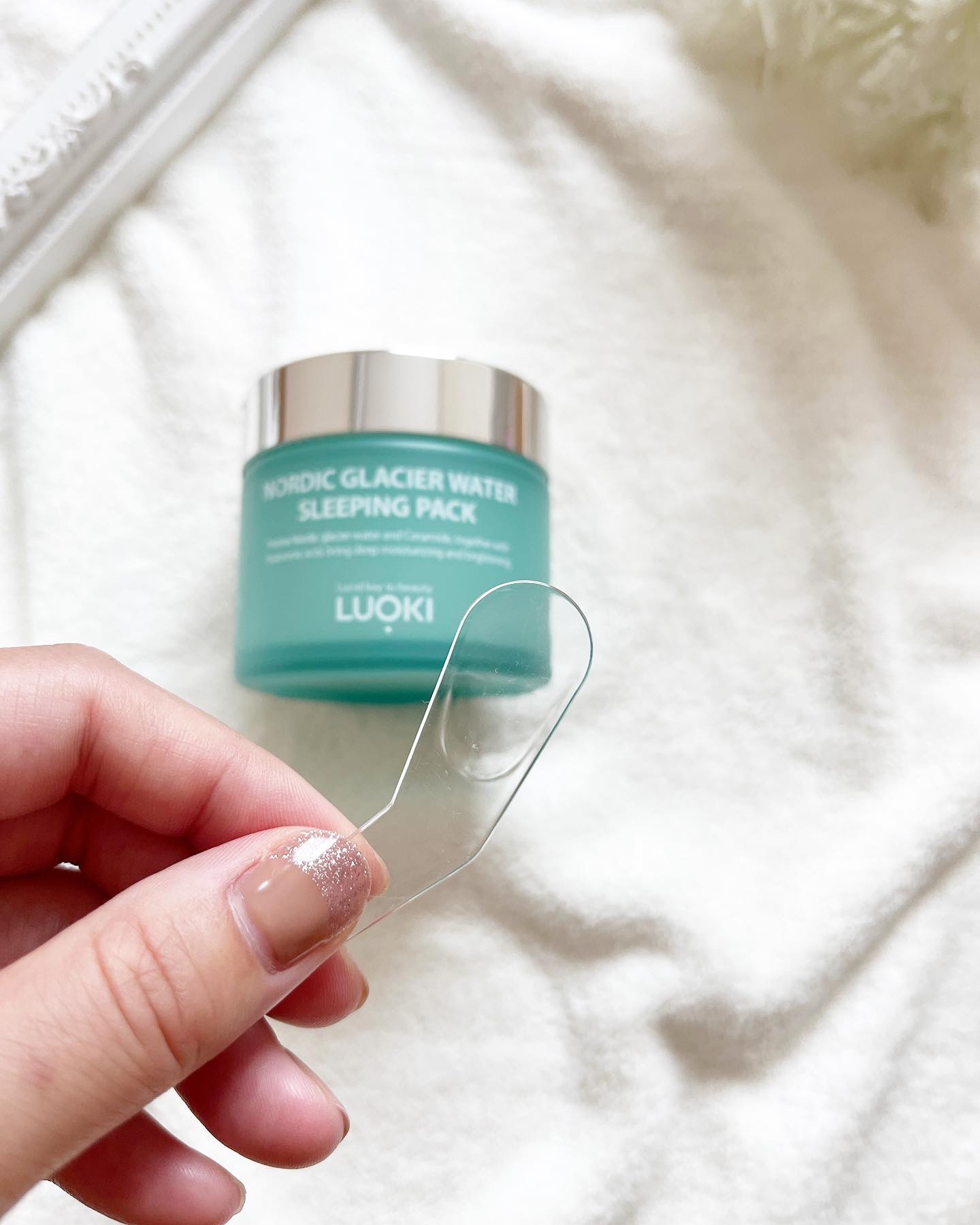 ノルディック氷河水スリーピングパック/LUOKI/フェイスクリームを使ったクチコミ（2枚目）