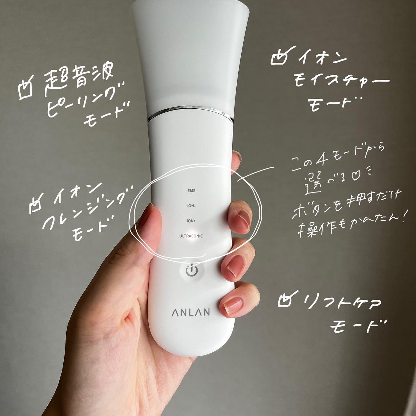 ウォーターピーリング/ANLAN/美顔器・マッサージを使ったクチコミ(2枚目)