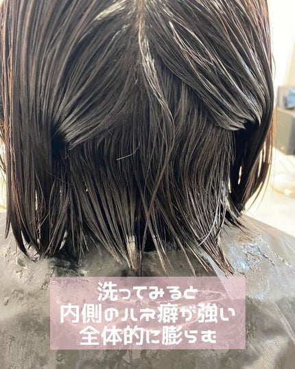 junjun_hair_make on LIPS 「ダメージレスに髪の毛を整える✨✨酸性ストレートで見違える髪の毛..」(3枚目)