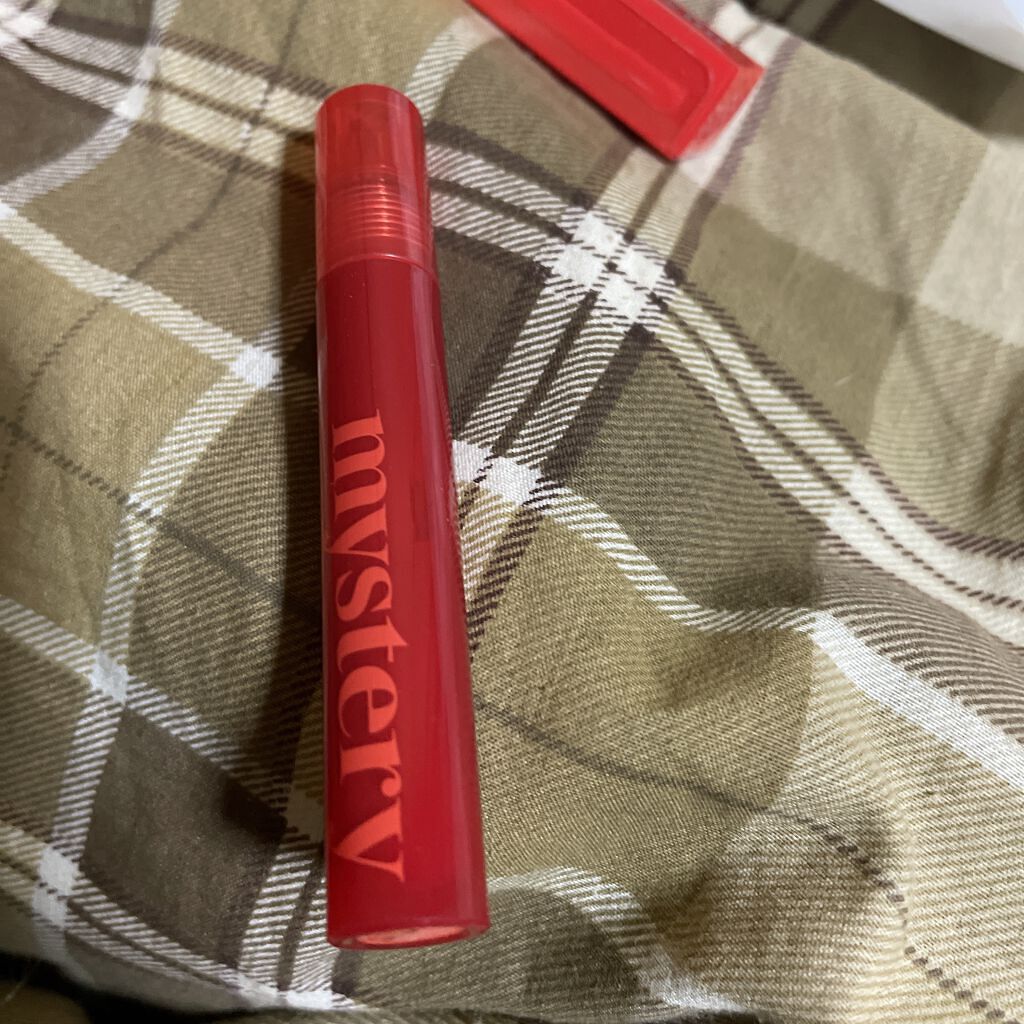 アイムミミ ミステリー フラッシュティント 003 ミステリーキャロットジュース/i’m meme/リップティントを使ったクチコミ（1枚目）