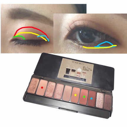 プレイカラー アイシャドウ/ETUDE/アイシャドウパレットを使ったクチコミ(2枚目)