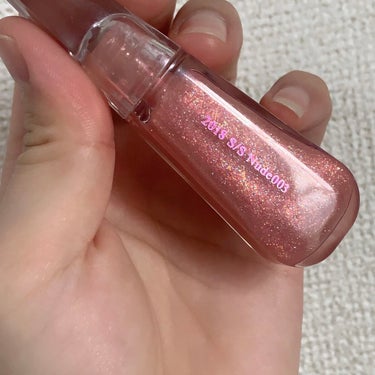 LIP38℃＜+1℃ SWIRL：渦＞ Nude Sparkling 003/UZU BY FLOWFUSHI/リップケア・リップクリームを使ったクチコミ（2枚目）