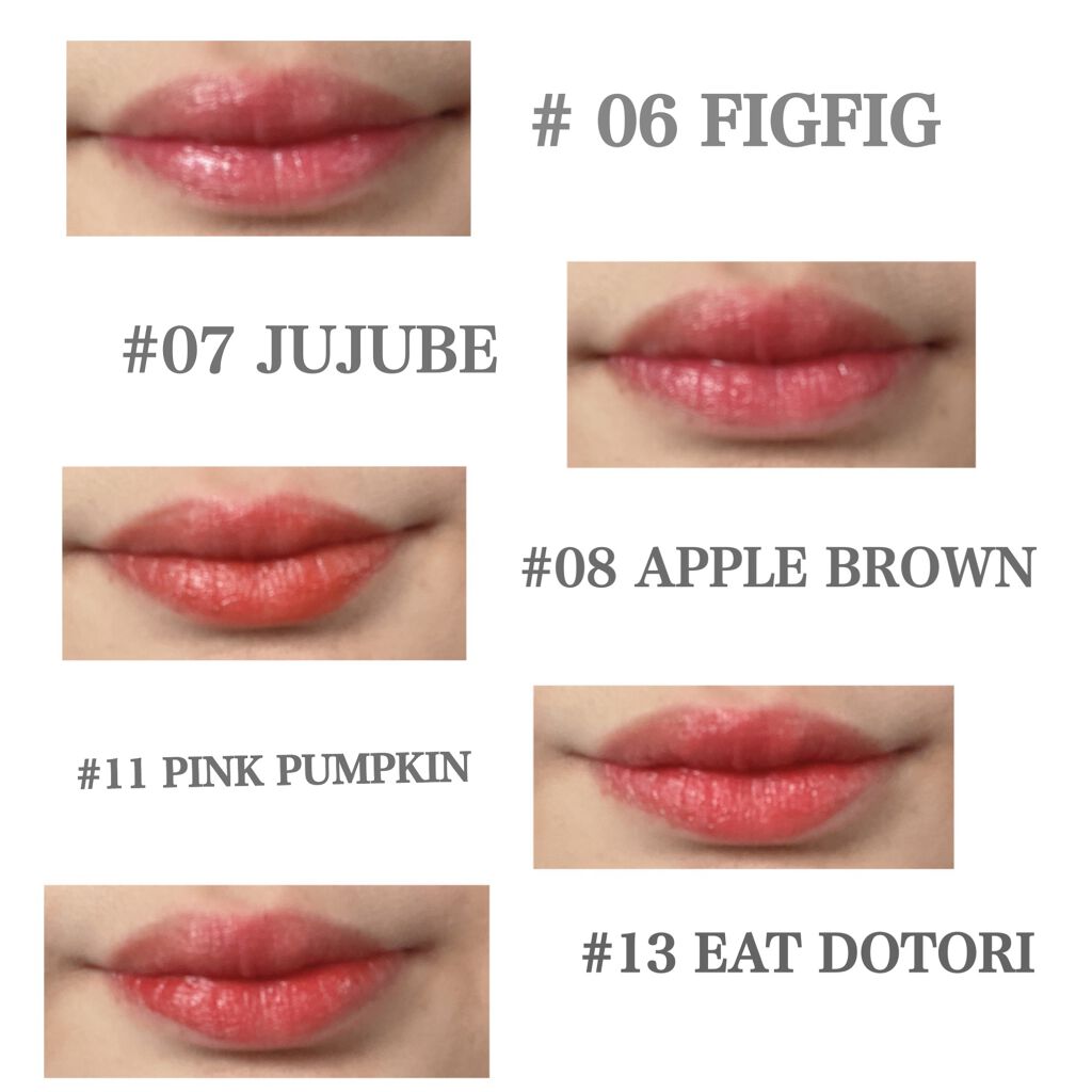 ジューシーラスティングティント/rom&nd/リップティントを使ったクチコミ（2枚目）