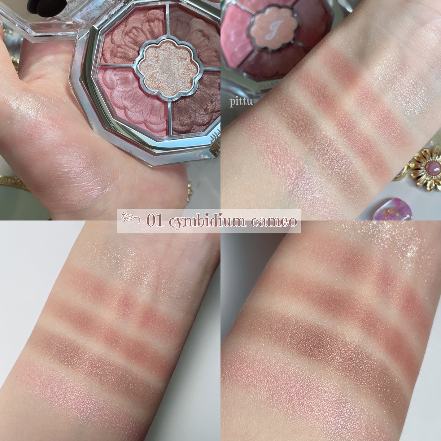 ジルスチュアート ブルームクチュール アイズ ジュエルドブーケ/JILL STUART/アイシャドウパレットを使ったクチコミ(2枚目)