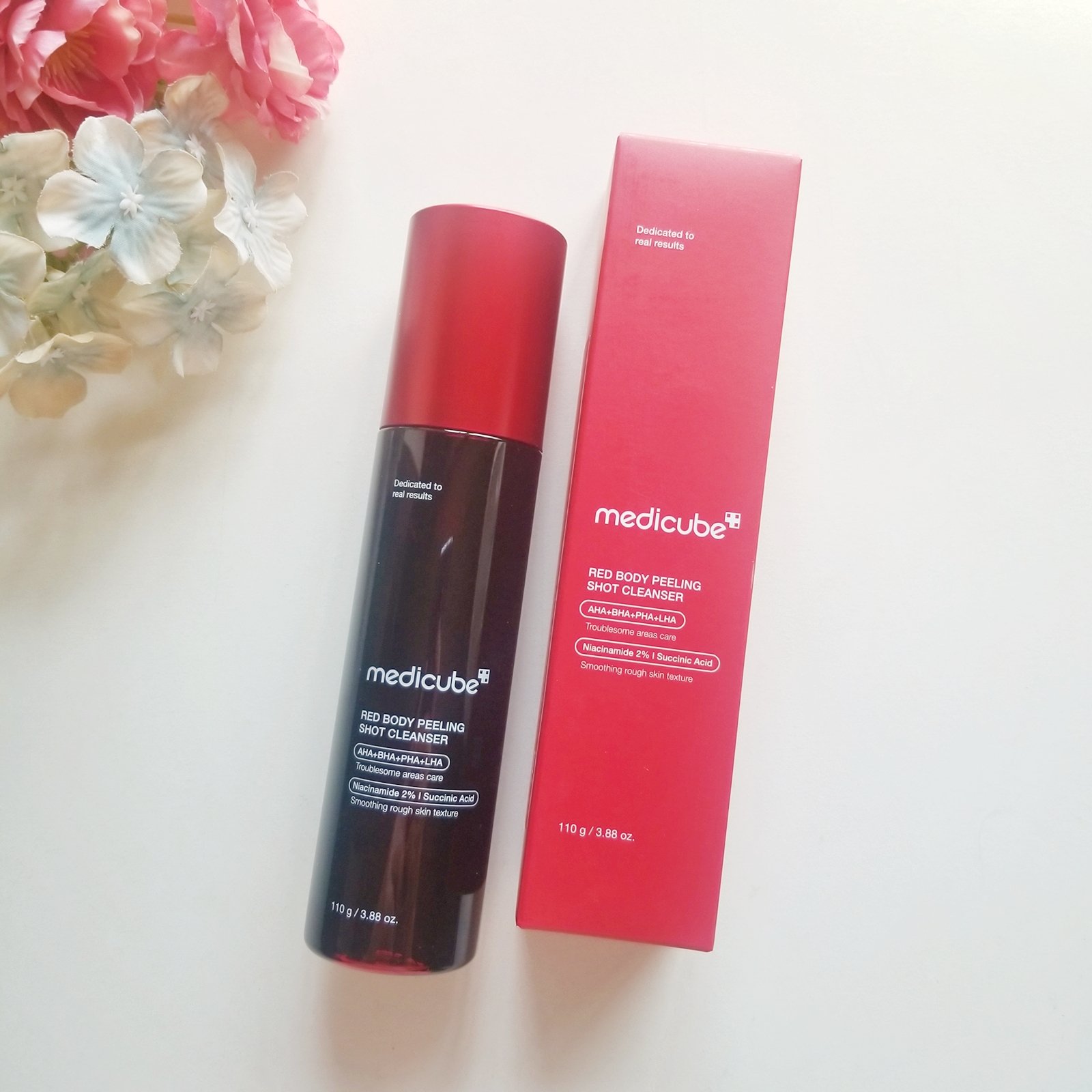 レッドアクネ ボディピーリングショット/MEDICUBE/ピーリングを使ったクチコミ（1枚目）