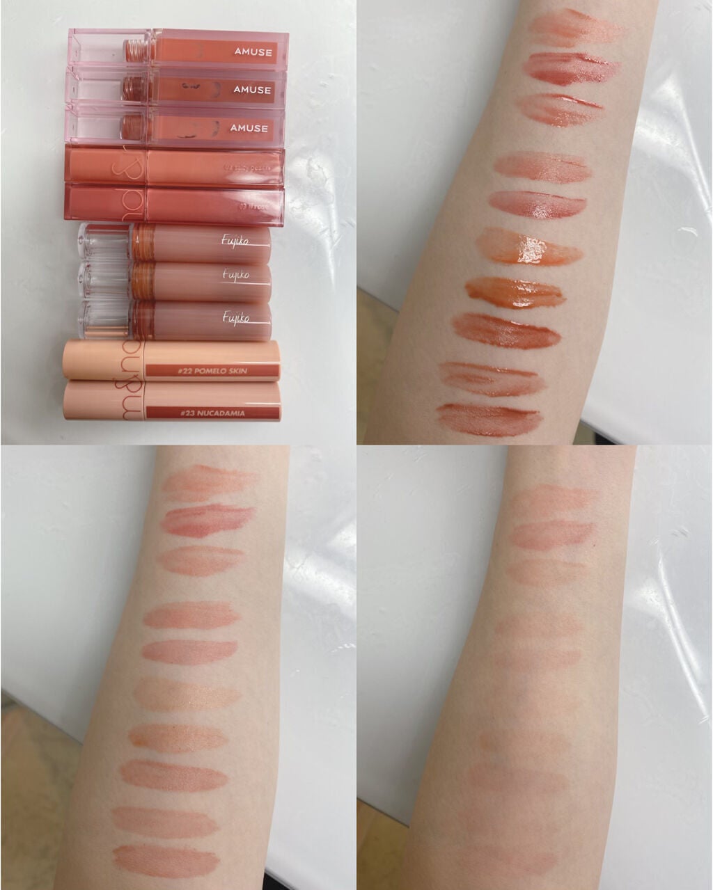 ジューシーラスティングティント/rom&nd/リップティントを使ったクチコミ(2枚目)