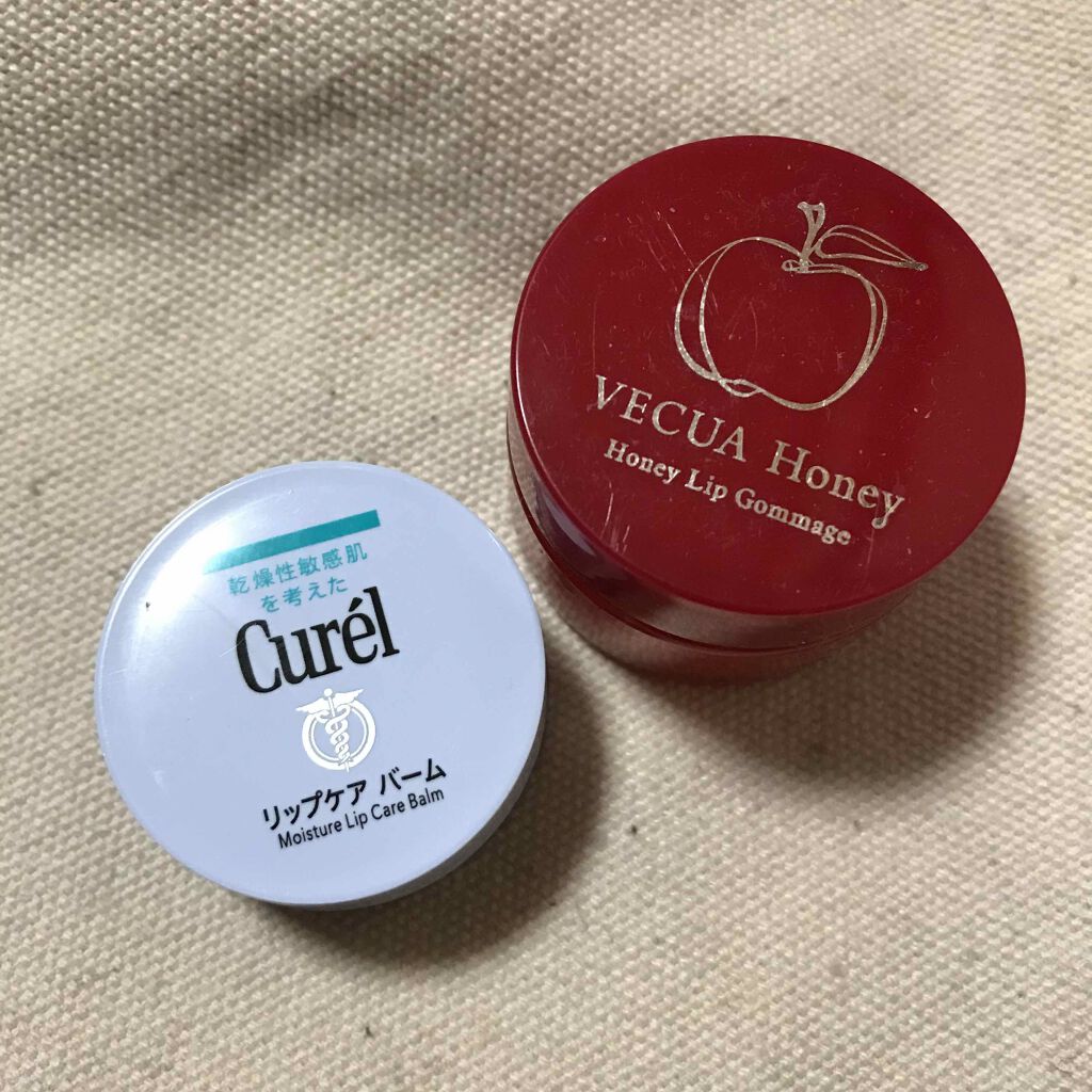 ハニーリップゴマージュ/VECUA/リップケアを使ったクチコミ（2枚目）