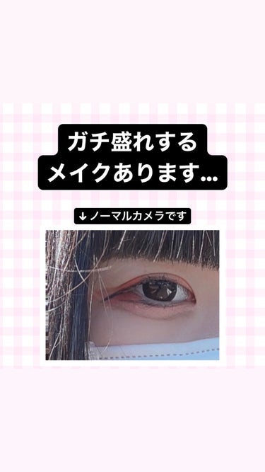 ゆ。 on LIPS 「ガチ盛れするメイク見つけちゃいました…この写真、めっちゃ盛れて..」（1枚目）