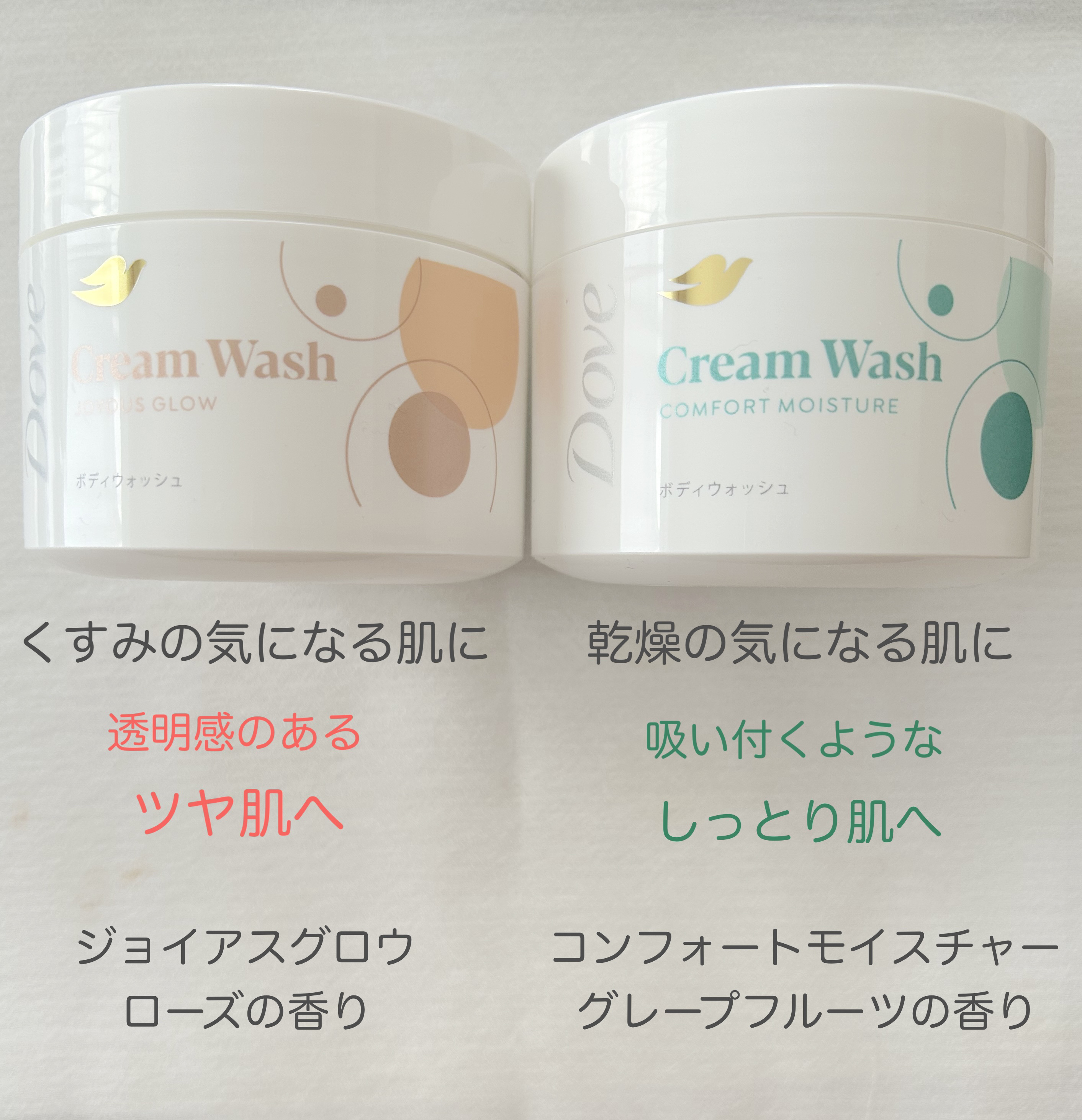 ダヴ クリームボディウォッシュ コンフォートモイスチャー/ダヴ/ボディソープを使ったクチコミ（2枚目）