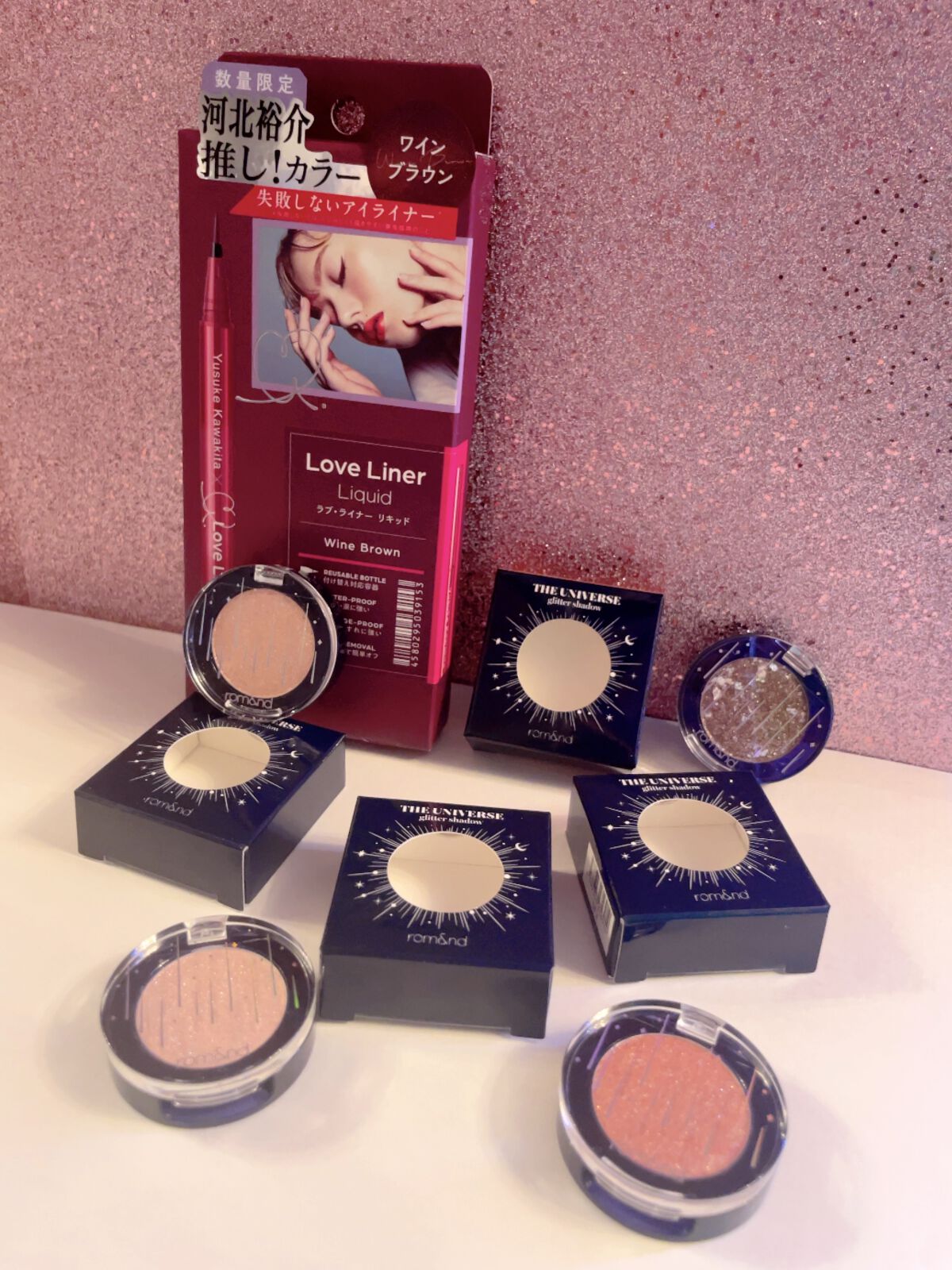 グリッター シャドウ カラー/rom&nd/グリッターを使ったクチコミ（2枚目）