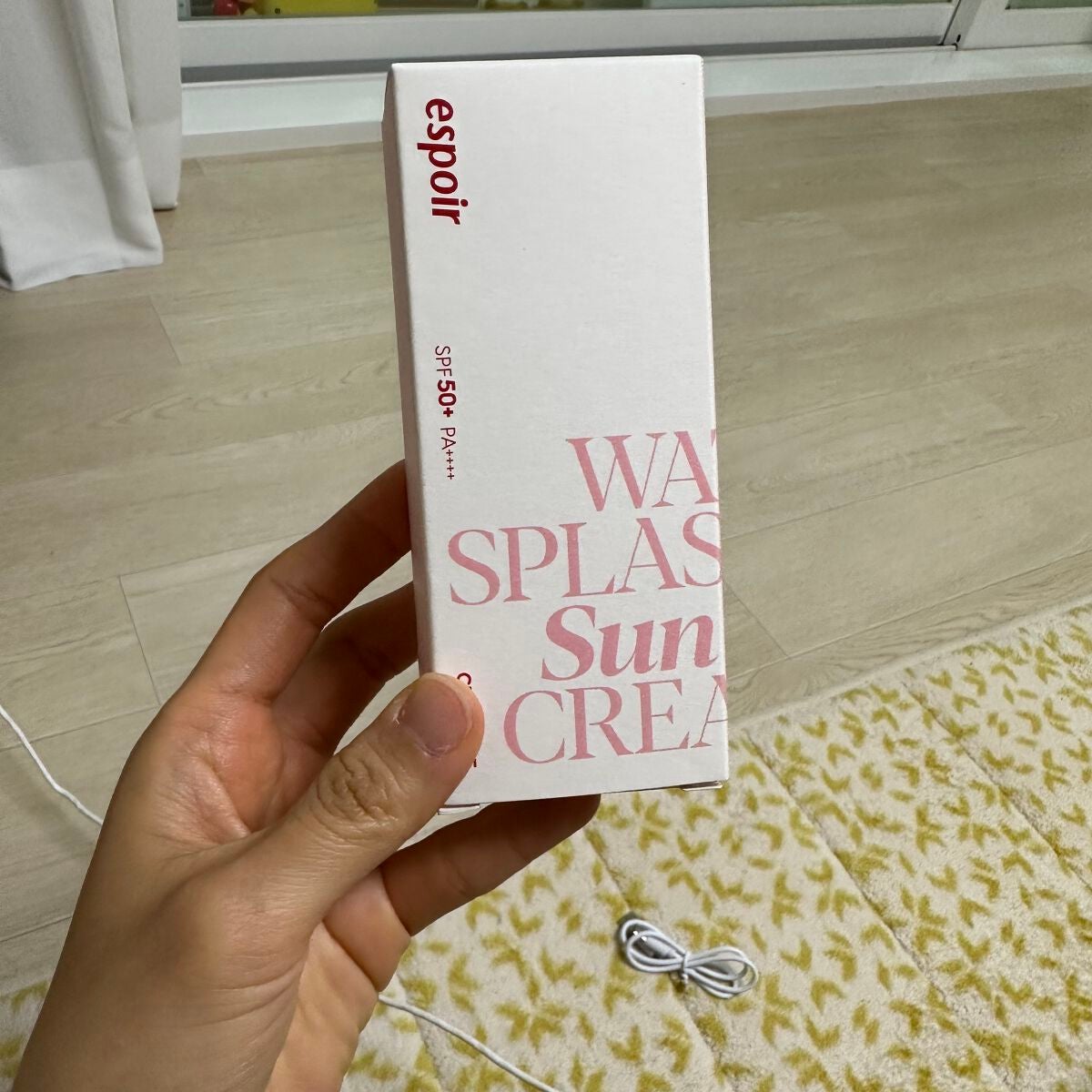 ウォータースプラッシュサンクリーム セラミド/espoir/日焼け止めクリームを使ったクチコミ(1枚目)