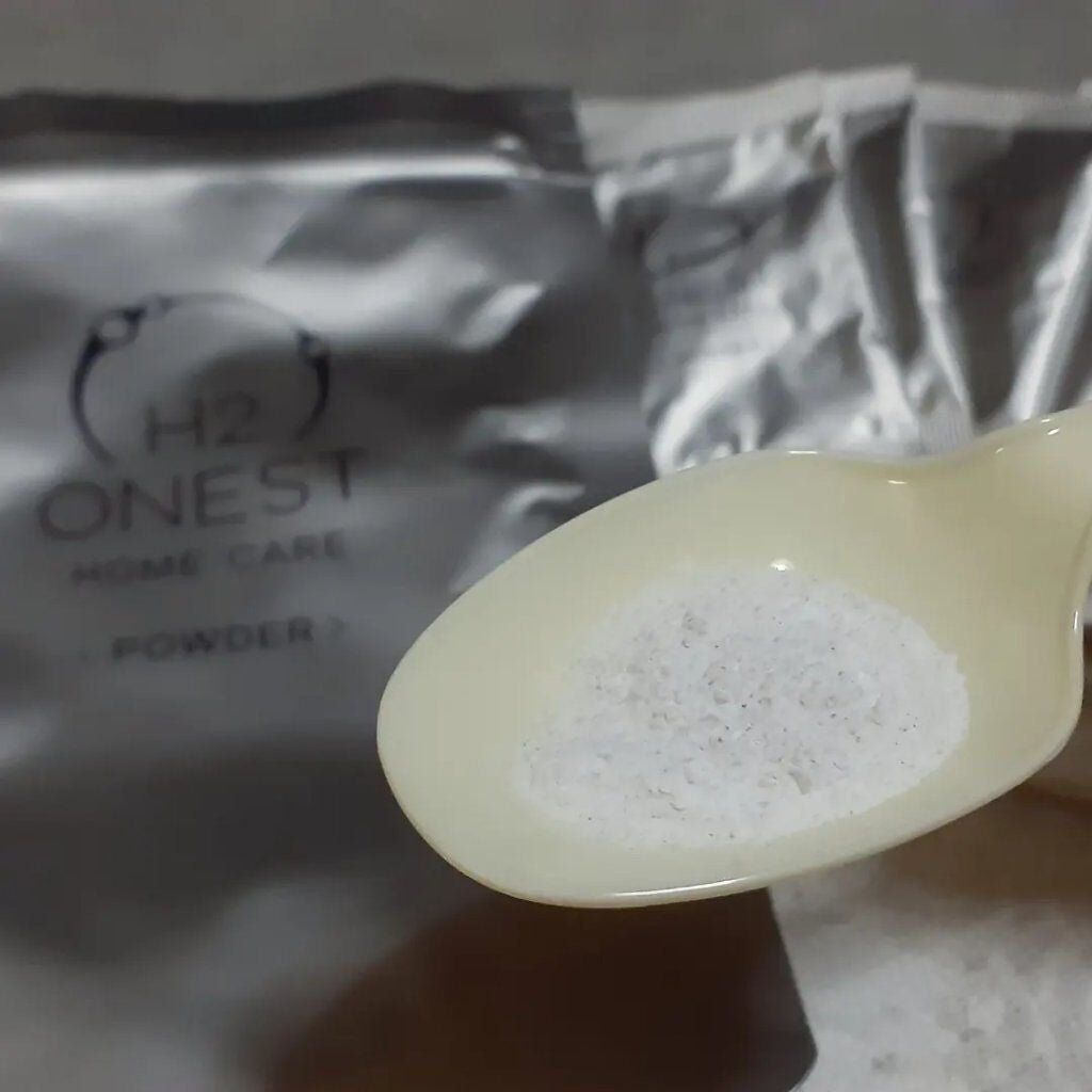 水素パウダー/H2 ONEST/洗い流すヘアトリートメントを使ったクチコミ(3枚目)