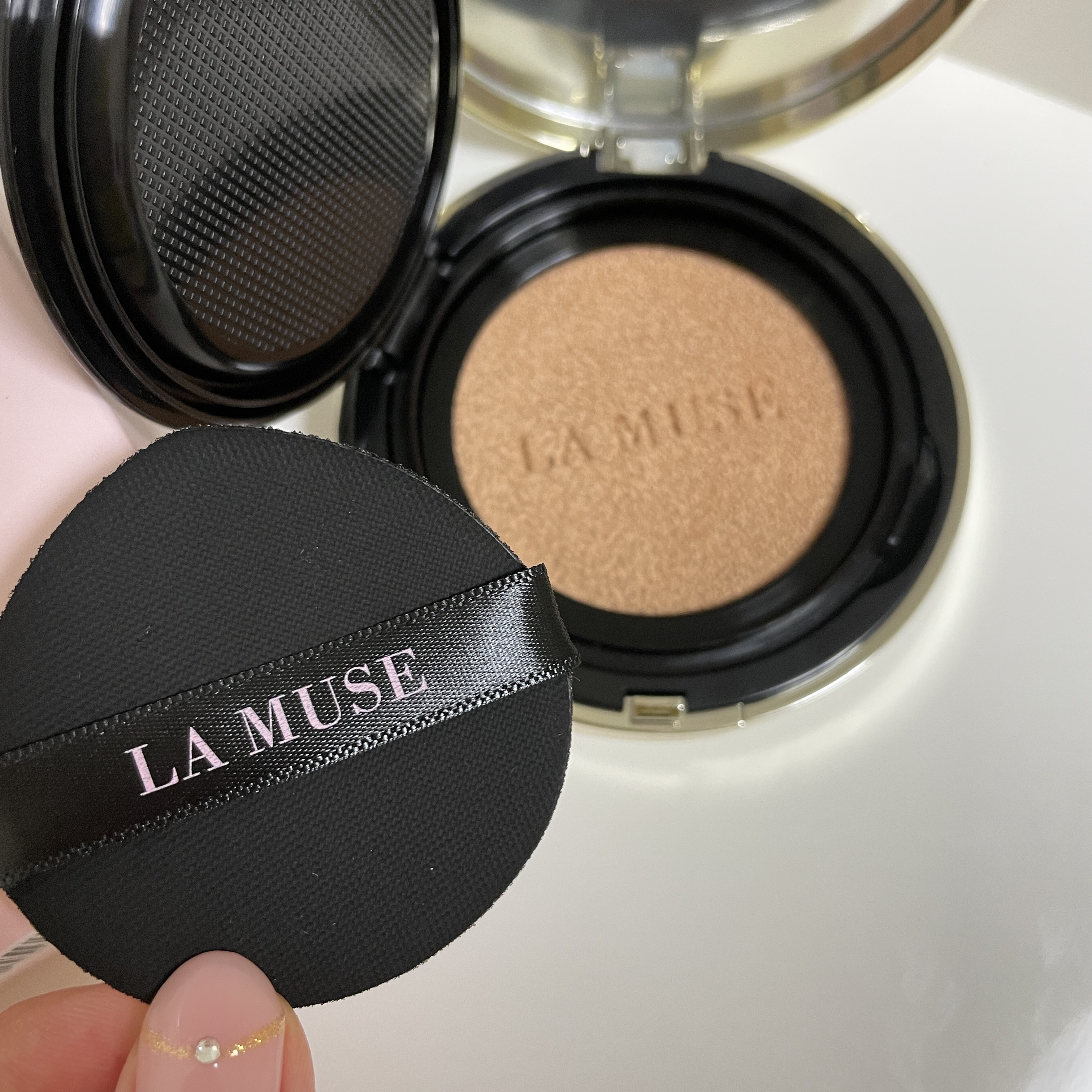 CORRECT CARE COMPLETE CC CUSHION/ラミューズ/クッションファンデーションを使ったクチコミ（2枚目）