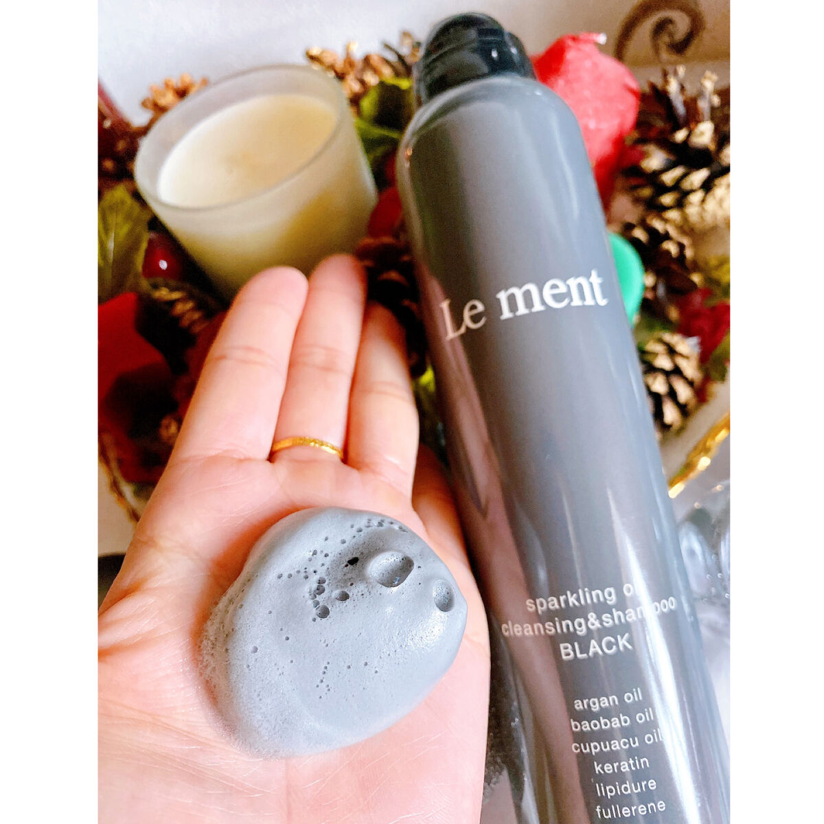 ルメント スパークリングオイル クレンジング&シャンプー/Le ment/市販シャンプーを使ったクチコミ（3枚目）