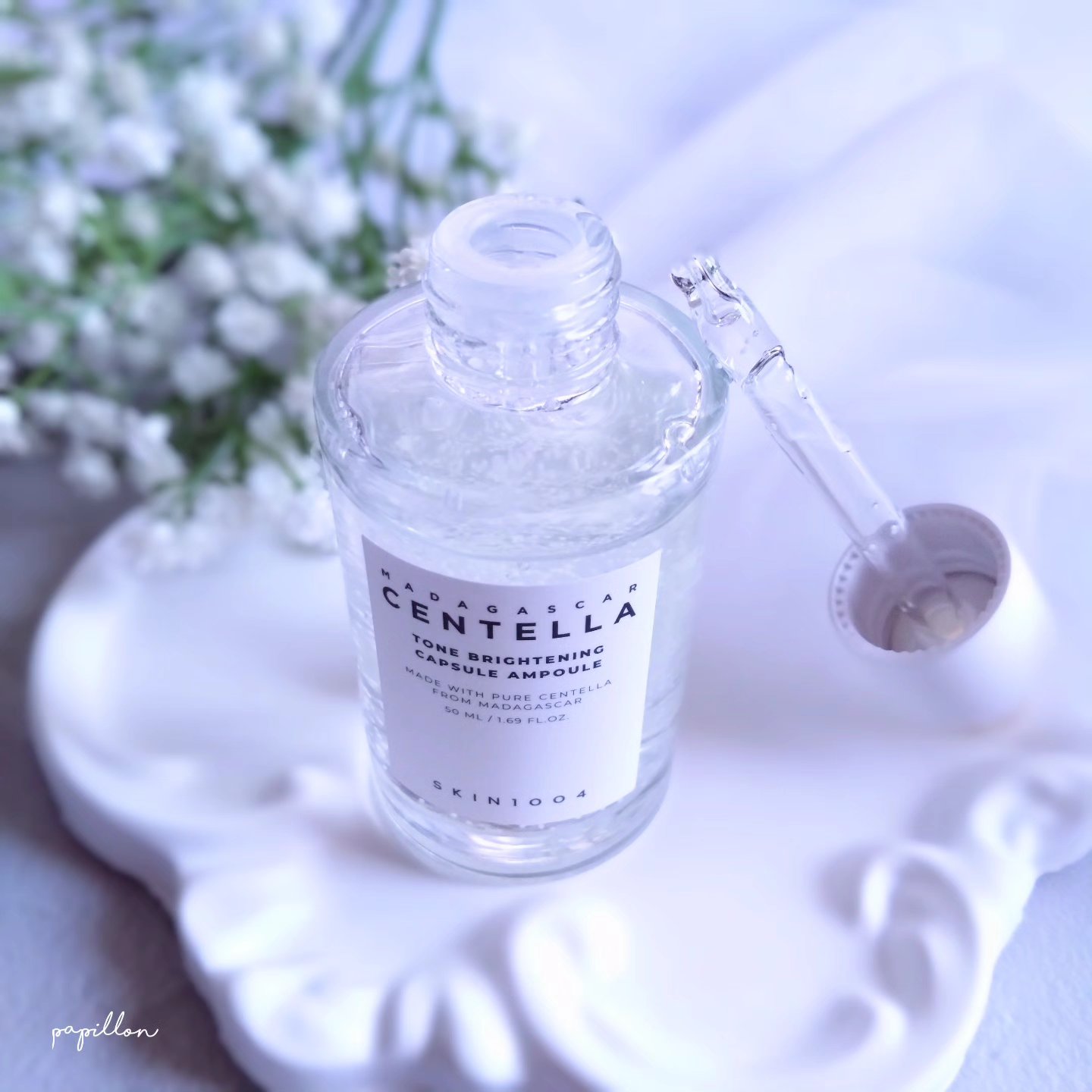 トーンブライトニング カプセルアンプル/SKIN1004/美容液を使ったクチコミ（3枚目）