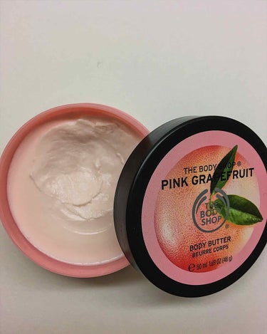 ボディバター ピンクグレープフルーツ/THE BODY SHOP/ボディクリームを使ったクチコミ（2枚目）